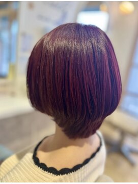 ソファ(sofa) ハンサムショート×ブロッサムレッドカラー