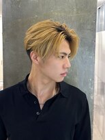 メンズサロン キング 心斎橋店(Men’s salon K!ng) ホワイトメッシュ/ツイスト/ツイスパ/パーマ/メンズ/眉毛/心斎橋