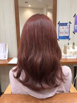 エ フュチュール(et Futur) ブリーチなしピンク系ダブルカラー