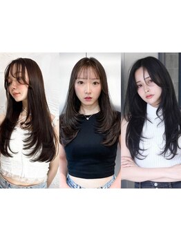 リピーター多数！韓国レイヤーカットで立体感と小顔見せを叶え、大人可愛い雰囲気を演出