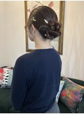 金箔×カチモリ　ヘアアレンジ