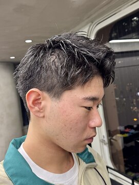 ニコ トウキョウ ロジック(nico TOKYO Logic) 刈り上げアップバングスパイキーショートパーマスパイラルパーマ