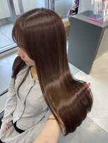 リリー(Lilley) 艶ブラウン×小顔レイヤー×韓国風巻き×髪質改善