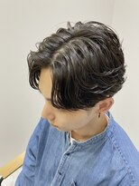 ルーク 立川(LUK)&nbsp;フェザーパーマ/ニュアンスパーマ/センターパート《三谷海斗》