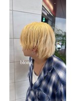セレーネヘアーレイズ 梅田店(Selene hair Raise)&nbsp;ブロンド　メンズ