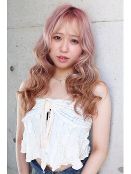 FIG Hair Design【フィグ】【3月28日 NEW OPEN（予定）】の写真/周りと差が付くデザインカラーで楽しむ♪ケアブリーチもOK！学生さんにオススメのサロン◎【学割U24】