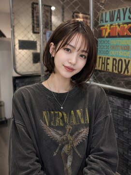 リリー シンジュク(Lilly) 【Lilly新宿】＃丸みショートボブ＃顔周りカット＃20代30代40代