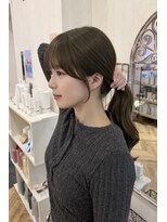 シュガー ヘアアンドネイル 仙台(SUGAR)&nbsp;結んでも可愛いお顔周りカット〇