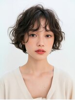 バイエイト(X８)&nbsp;レイヤーボブパーマスパイラルパーマ外国人風パーマ20代30代