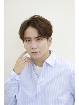ヒップスリンク(Hip's Lnk) 大人毛流れパーマショートパーマビジネスマン刈り上げ
