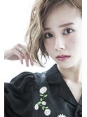【mielhair新宿】ハイライト×寝ぐせ風ボブ