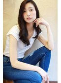 【TonukoaRua】Aラインの大人可愛いグレージュロングスタイル☆