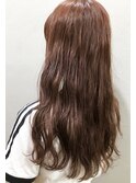 ロング+レッドブラウン