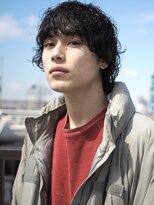 プレディカ(pledica) マッシュウルフ×カールパーマ×ウェットスタイリング