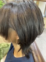 エルバイシオン(aile by sion)&nbsp;マッシュショートウルフ×インナーカラー/20代/30代/40代/50代