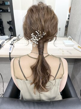 ジゼル 博多(GiseL) ローポニーテール♪【博多ヘアセット】