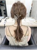 ローポニーテール♪【博多ヘアセット】