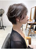 【渡辺】ショートグラデーションカラーペールベージュ