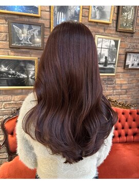 ロージアバイアルティナ(ROSIER by artina) ベリーブラウン　× 冬カラー