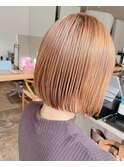 大人の上品 シースルーボブ 宇都宮ショート