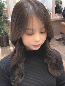 ミミヘアーガーデン(mimi hair garden) 暗髪/透明感/レイヤーカット☆韓国スタイル
