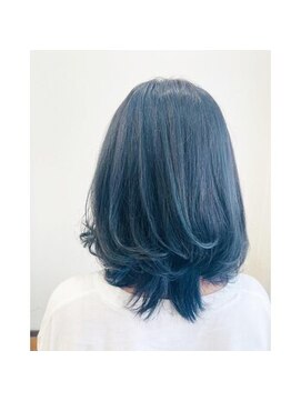 ナムナム 本陣店(NAM2) 全体ブリーチではなくハイライトを入れて