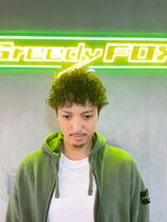 グリーディーフォックス 代々木(Greedy FOX) アップバング/ツーブロックマッシュ/束感/波巻き[シェービング]