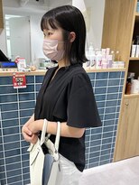 オーシャン(Ocean)&nbsp;［Ocean Hair&Life 水田］ぱっつん前髪切りっぱなしスタイル☆