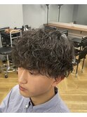神戸/三ノ宮/元町メンズサロン波巻きツイスパMIXマッシュ