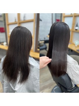 ナチュラル 泉中央店(Natural) 泉区　泉中央　縮毛矯正　髪質改善　トリートメント　艶髪カラー