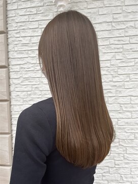 ヌク(NUK) ナチュラル縮毛矯正[夏/オリーブベージュ]