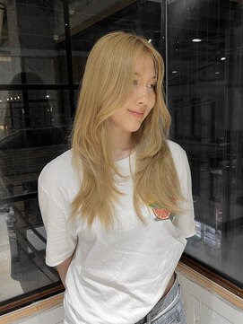 コフィー バイ メルト 吉祥寺(cofy by melt) 【中澤彩乃】ロングレイヤーカットダブルカラーブリーチ