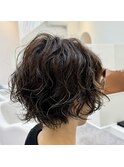 ショート×パーマ