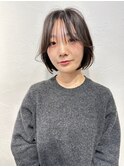 大人ナチュラルボブ/顔まわりレイヤー