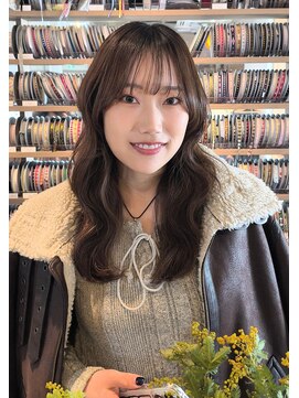 ドープリット(Dope LIT) ベージュブラウン/レイヤーカット