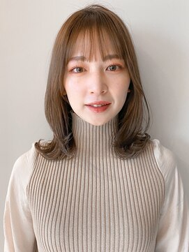 リヤン 表参道(lyann) くびれヘア レイヤーカット アプリコットオレンジ ハイライト ☆