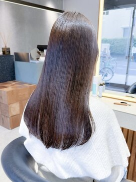 ロンド ロワール 門前仲町(Lond Loire) ボブショートボブ縮毛矯正ベージュグレージュ門前仲町