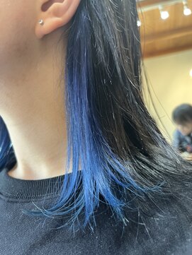 ララ(Lala) インナーカラー×ブルー