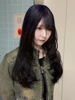 クペウ ローウェン(cope'u ROWEN)&nbsp;渋谷/ウルフカット  デザインカラー ルーツカラー エンドカラー