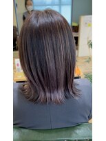 ララ ジパング(La La Zipangu)&nbsp;切りっぱなしボブ毛先カラー