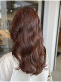 30代40代ブリーチなし髪質改善ココアブラウン韓国風ウェーブ