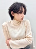 大人くびれショートパーマ