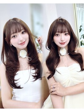 レイリー 原宿 表参道(Rayreee) 大人可愛い艶ロング×束感バング
