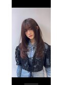 韓国ヘア　2wayバング &nbsp;レイヤーカット くびれヘア &nbsp;顔周り