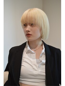 ソイクフ 高田馬場店(SOY-KUFU) 20代30代40代◎似合わせマッシュブロンドボブスタイル