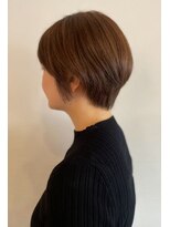 ボンド(hair salon bonD)&nbsp;骨格矯正コンパクトショート×ナチュラルカラー