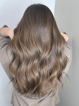 アース 市川店(HAIR & MAKE EARTH) 20代30代冬カラー◎くすみベージュロング小顔