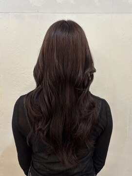 ファルベ(Farbe) 黒髪カタログ/オリーブグレー/小顔に見せるヘア/ココアベージュ