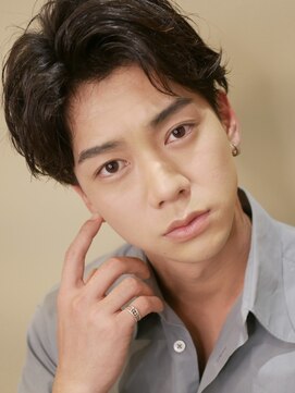 アース 溝の口店(HAIR&MAKE EARTH) 無造作メンズベリーショート☆ツーブロックアッシュブラウン