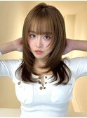 レイヤーカット/ブリーチ＆ダブルカラー/ハイトーン/髪質改善